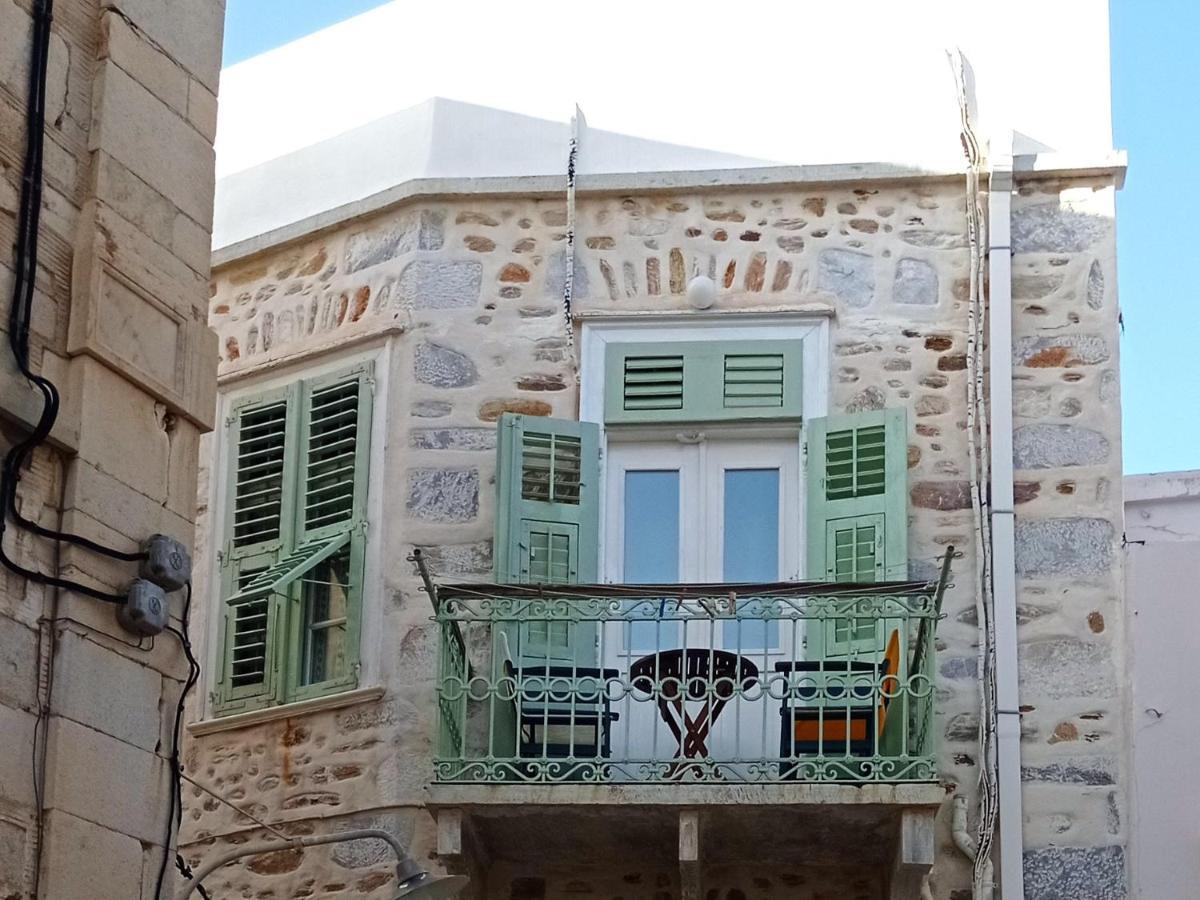 1872 - Agnes, Cozy Stony Apartment With Balcony Ερμούπολη Εξωτερικό φωτογραφία