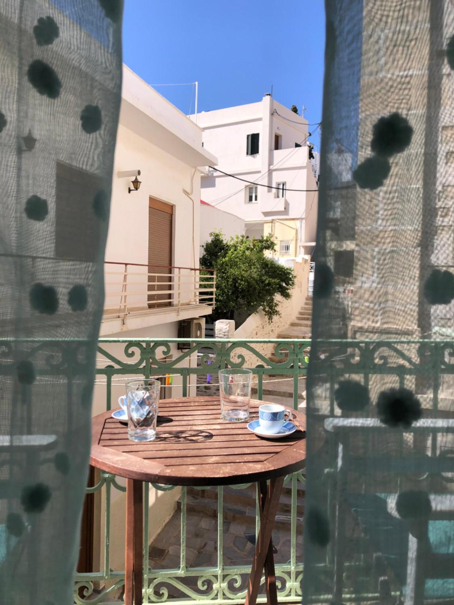 1872 - Agnes, Cozy Stony Apartment With Balcony Ερμούπολη Εξωτερικό φωτογραφία